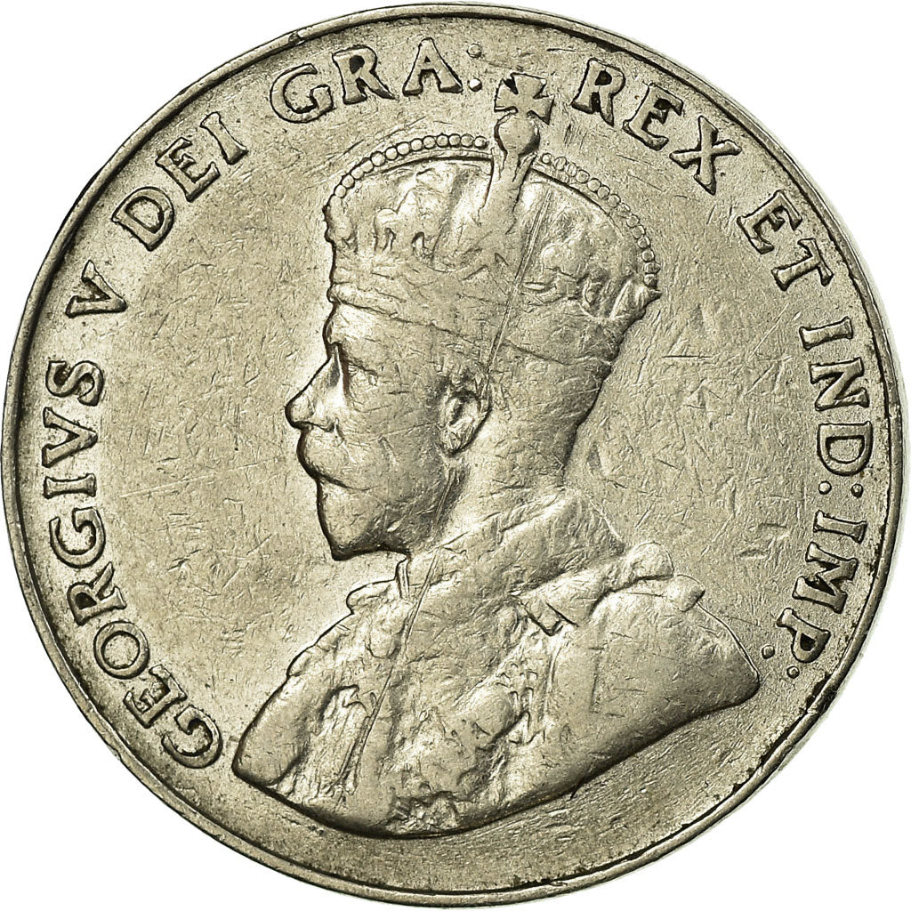 Coin, Canada, George V, 5 Cents, 1934, Royal Canadian Mint, Ottawa, EF(40-45)