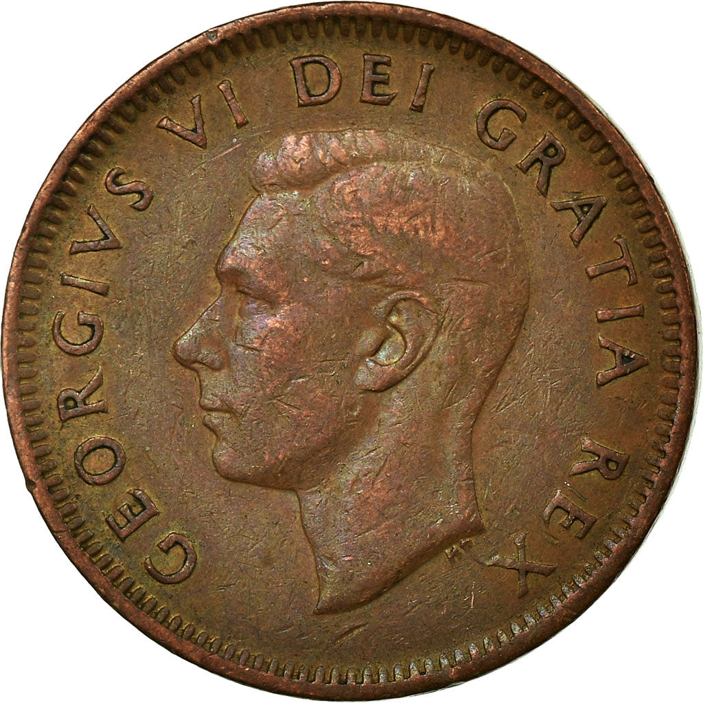 Coin, Canada, George VI, Cent, 1949, Royal Canadian Mint, Ottawa, EF(40-45)