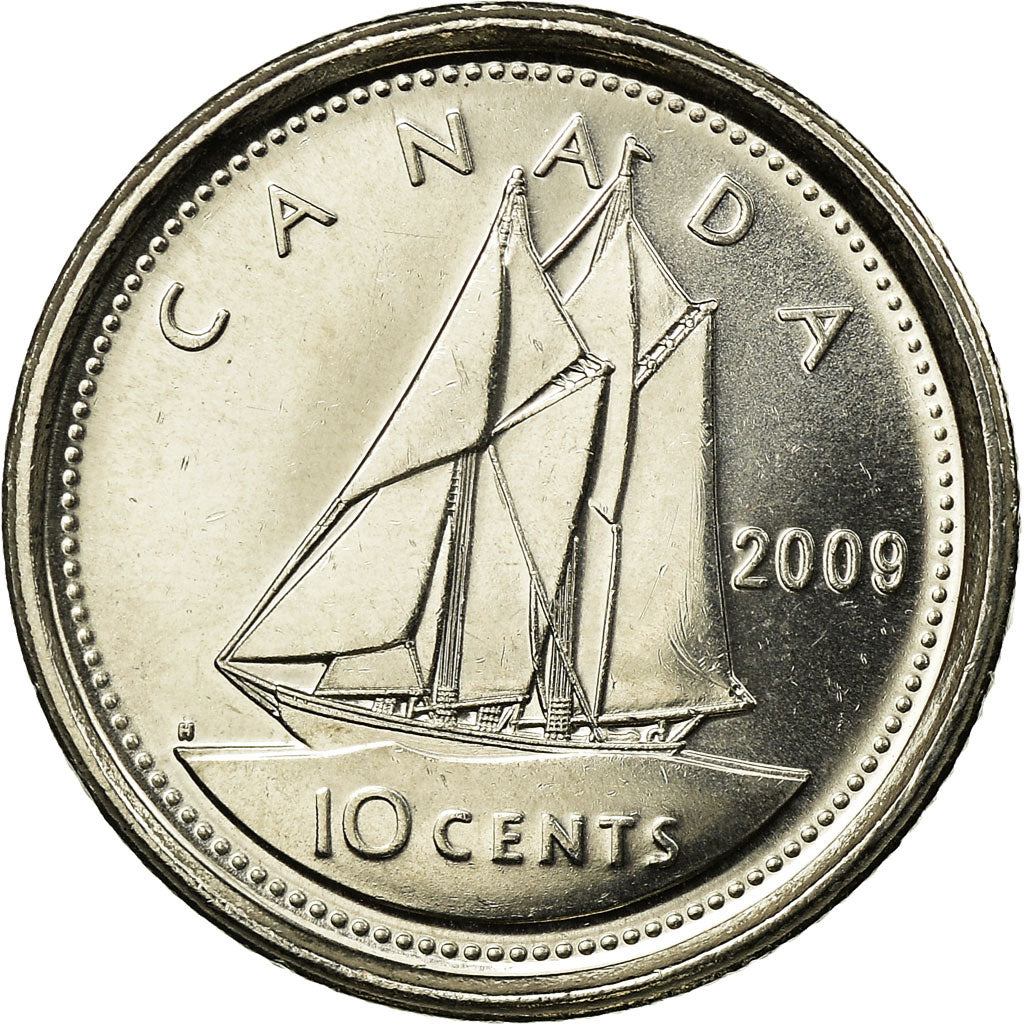 Münze, Kanada, Elizabeth II, 10 Cents, 2009, Royal Canadian Mint, Winnipeg, SS
