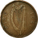 Coin, IRELAND REPUBLIC, 1/2 Penny, 1941, VF(30-35), Bronze, KM:10