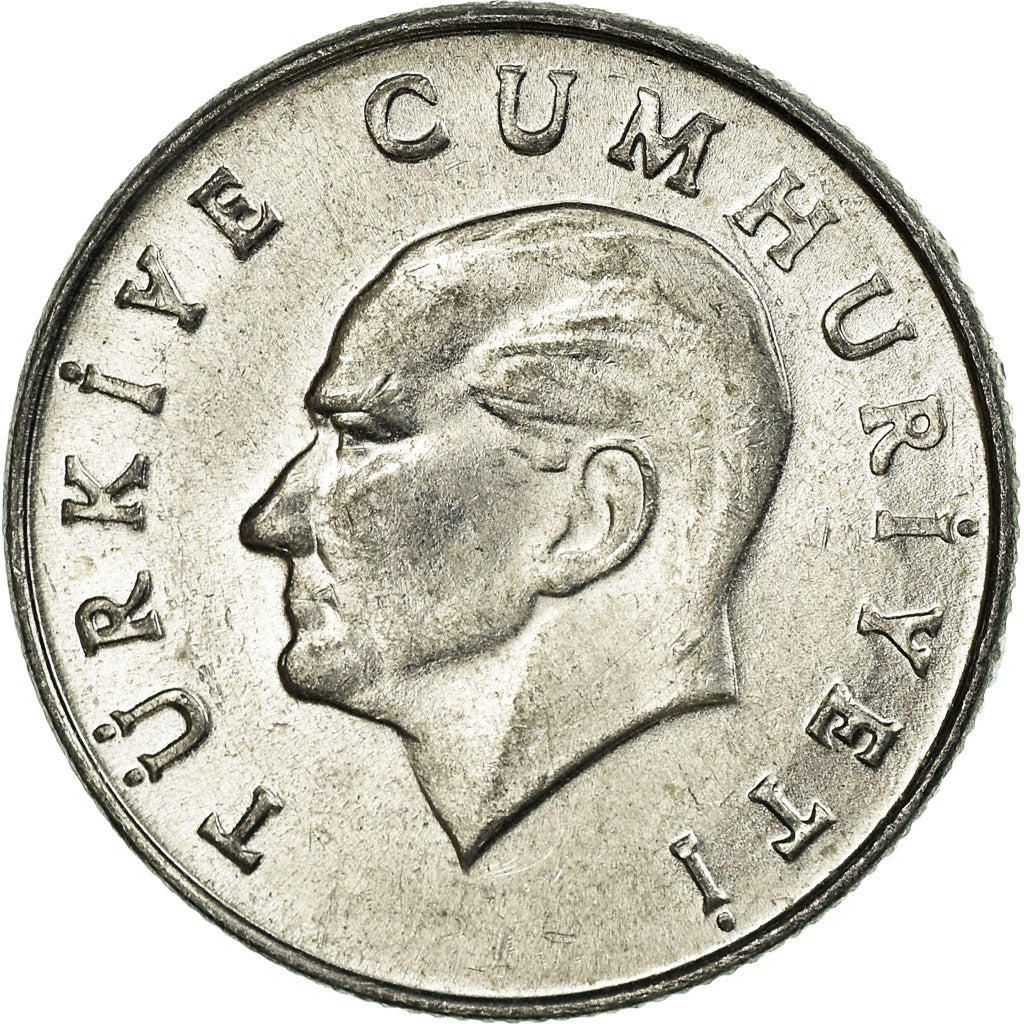 Coin, Turkey, 10 Lira, 1985, EF(40-45), Aluminum, KM:964