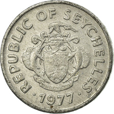 Coin, Seychelles, Cent, 1977, British Royal Mint, EF(40-45), Aluminum, KM:30