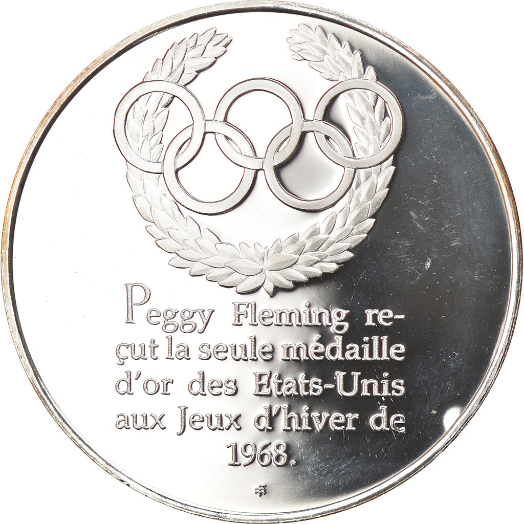 Frankrijk, Medal, French Fifth Republic, Sports & leisure, FDC, Zilver