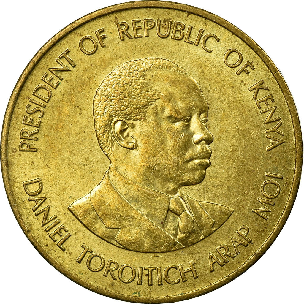 Coin, Kenya, 5 Cents, 1989, British Royal Mint, EF(40-45), Nickel-brass, KM:17