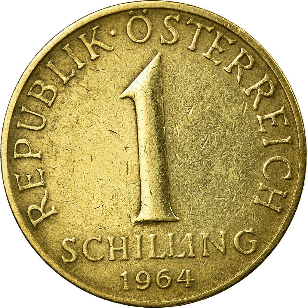 Coin, Austria, Schilling, 1964, EF(40-45), Aluminum-Bronze, KM:2886