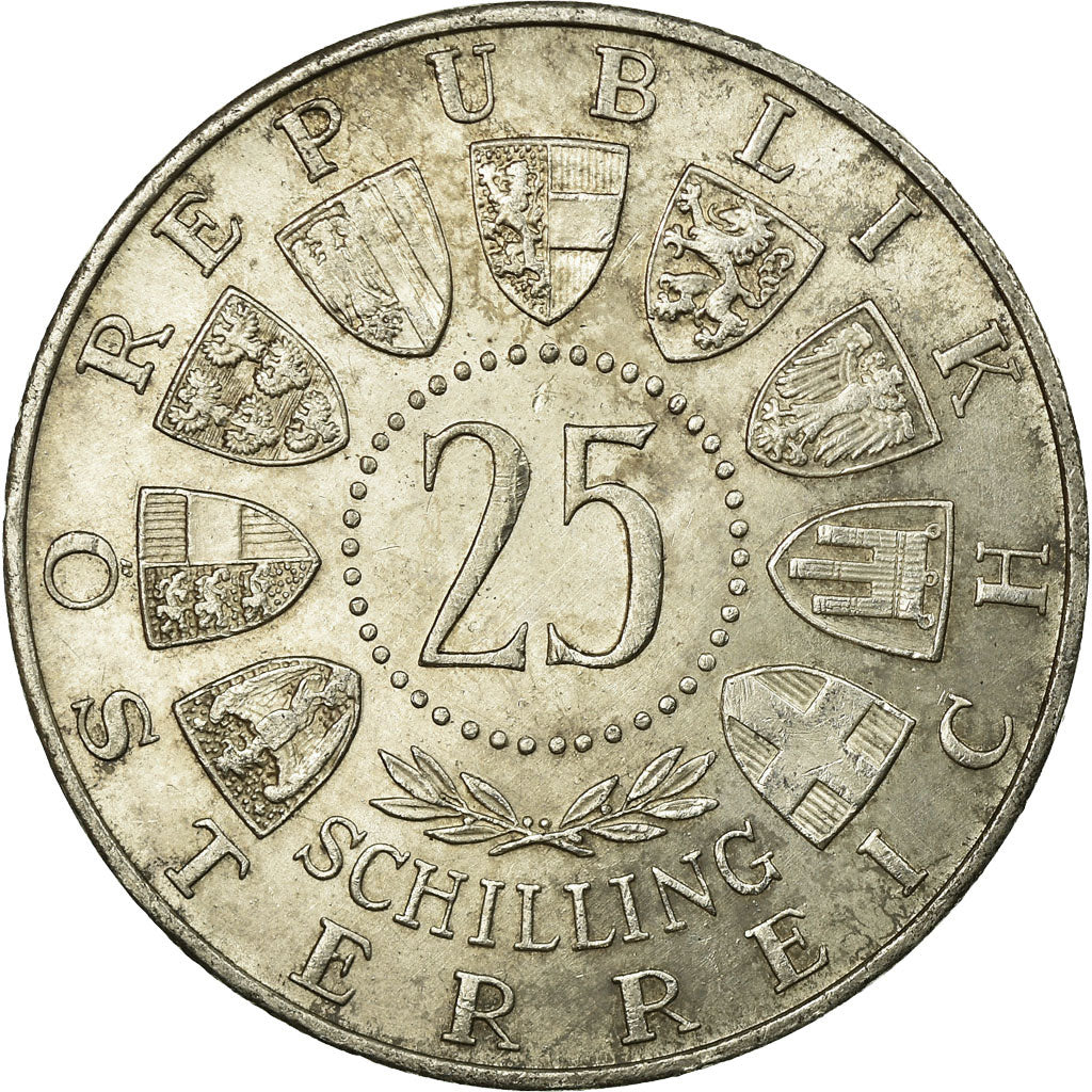 Münze, Österreich, 25 Schilling, 1956, SS, Silber, KM:2881