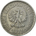 Coin, Poland, Zloty, 1971, Warsaw, EF(40-45), Aluminum, KM:49.1