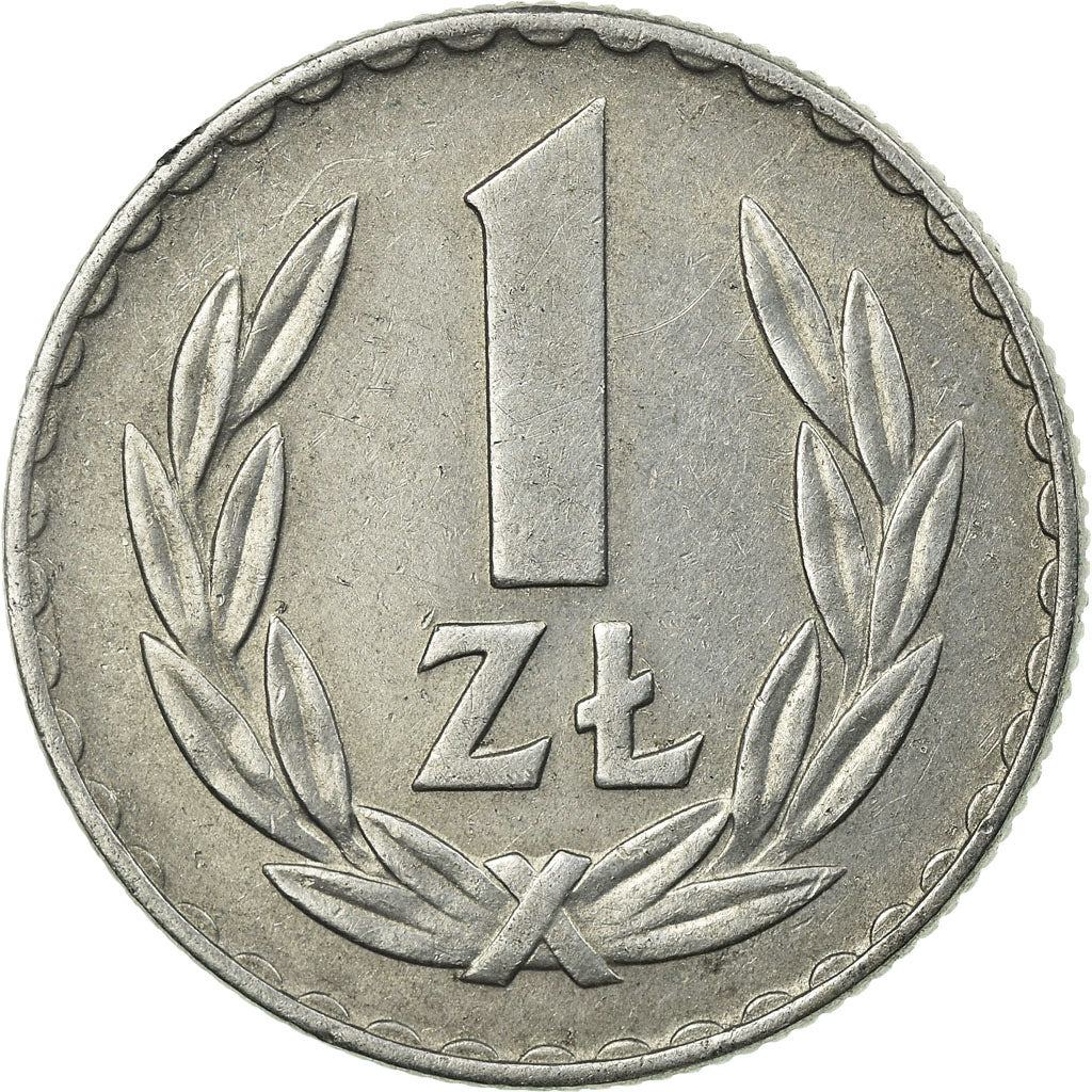 Coin, Poland, Zloty, 1971, Warsaw, EF(40-45), Aluminum, KM:49.1