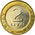 Moneta, Litwa, 2 Litai, 2008, EF(40-45), Bimetaliczny, KM:112