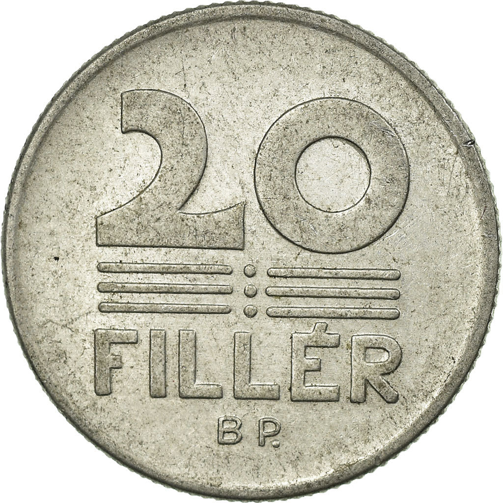 Munten, Hongarije, 20 Fillér, 1976, Budapest, ZF, Aluminium, KM:573