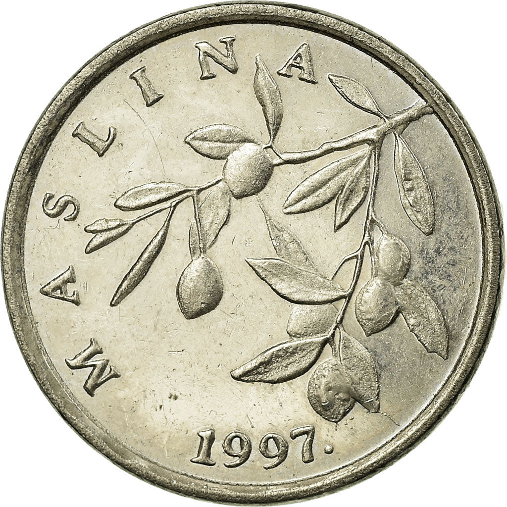 Moeda, Croácia, 20 Lipa, 1997, EF(40-45), Aço Niquelado, KM:7