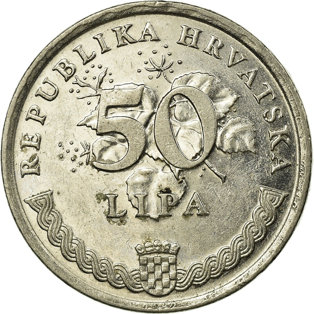 Monnaie, Croatie, 50 Lipa, 1994, TTB, Nickel plated steel, KM:19