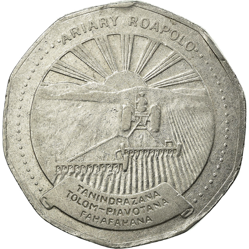 Monnaie, Madagascar, 20 Ariary, 1992, Royal Canadian Mint, TTB, Stainless Steel