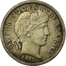 Münze, Vereinigte Staaten, Barber Dime, Dime, 1912, U.S. Mint, Philadelphia