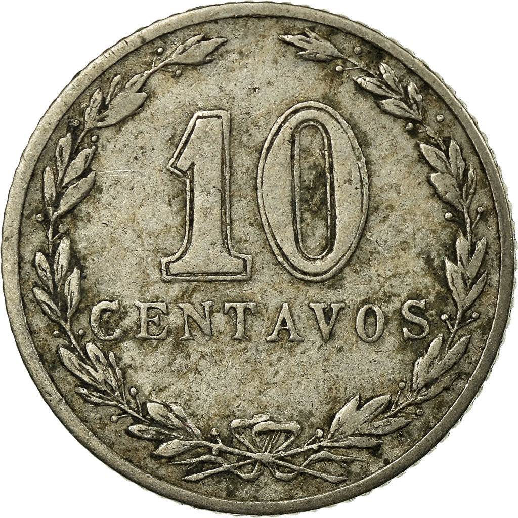 Coin, Argentina, 10 Centavos, 1898, VF(30-35), Copper-nickel, KM:35