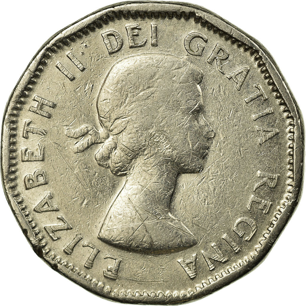 Münze, Kanada, Elizabeth II, 5 Cents, 1955, Royal Canadian Mint, Ottawa, SS