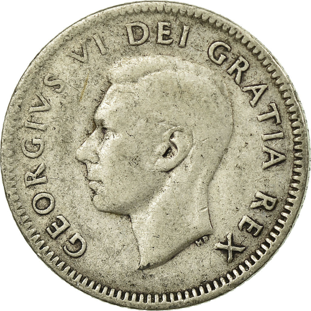 Münze, Kanada, George VI, 10 Cents, 1949, Royal Canadian Mint, Ottawa, SS