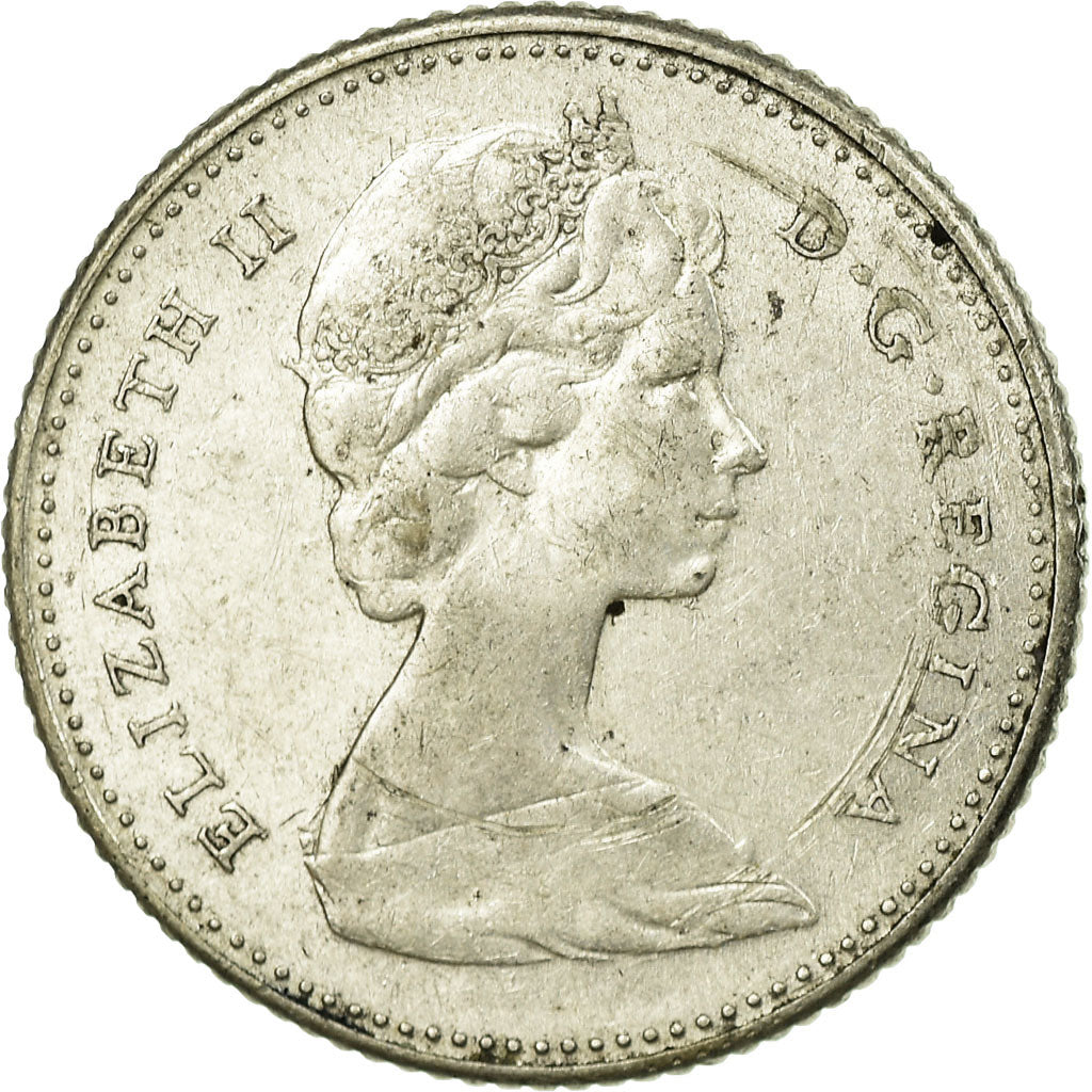 Coin, Canada, Elizabeth II, 10 Cents, 1966, Royal Canadian Mint, Ottawa