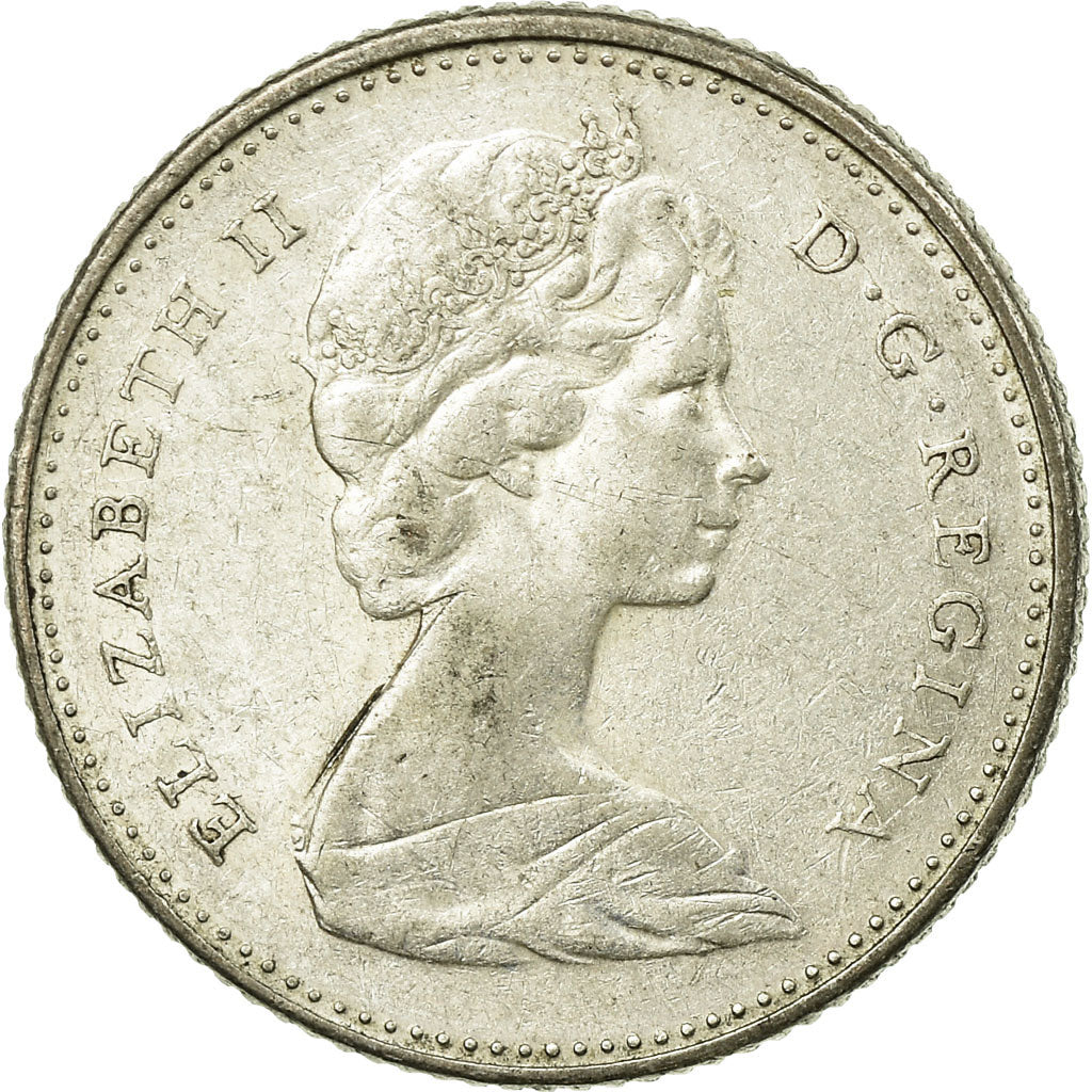 Munten, Canada, Elizabeth II, 10 Cents, 1968, Royal Canadian Mint, Ottawa, ZF