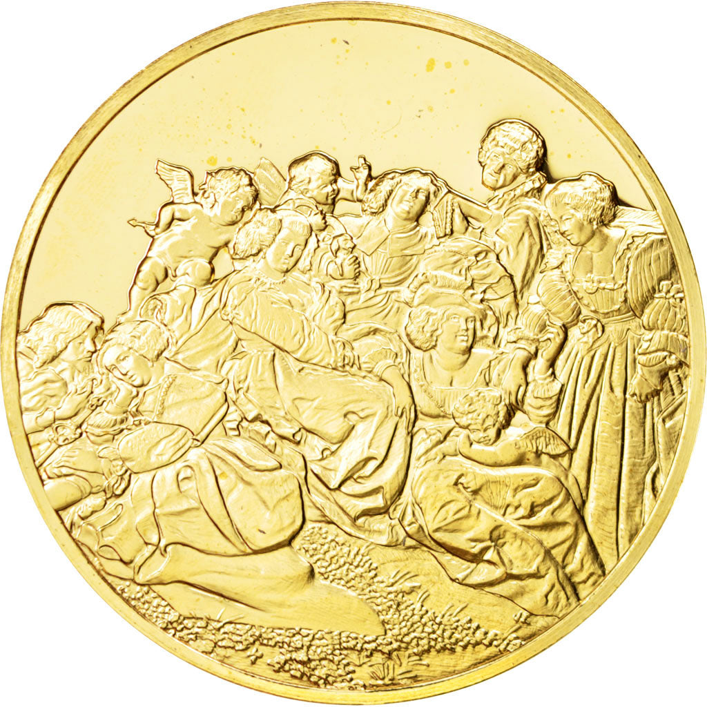 Espagne, Peintures espagnoles, Musée du Prado, Le jardin de l'Amour, Médaille