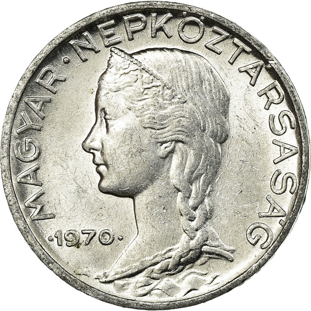 Monnaie, Hongrie, 5 Filler, 1970, Budapest, SUP, Aluminium, KM:549