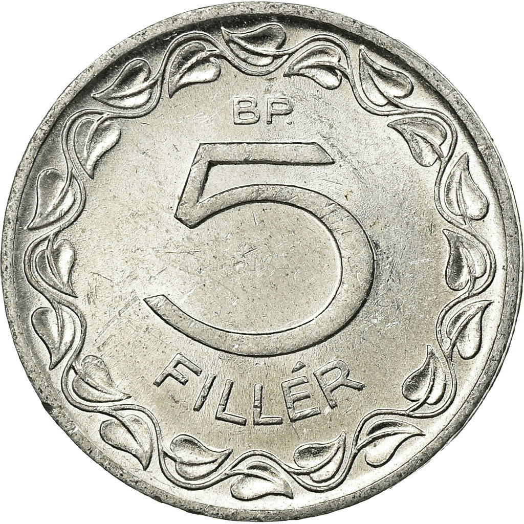 Monnaie, Hongrie, 5 Filler, 1970, Budapest, SUP, Aluminium, KM:549