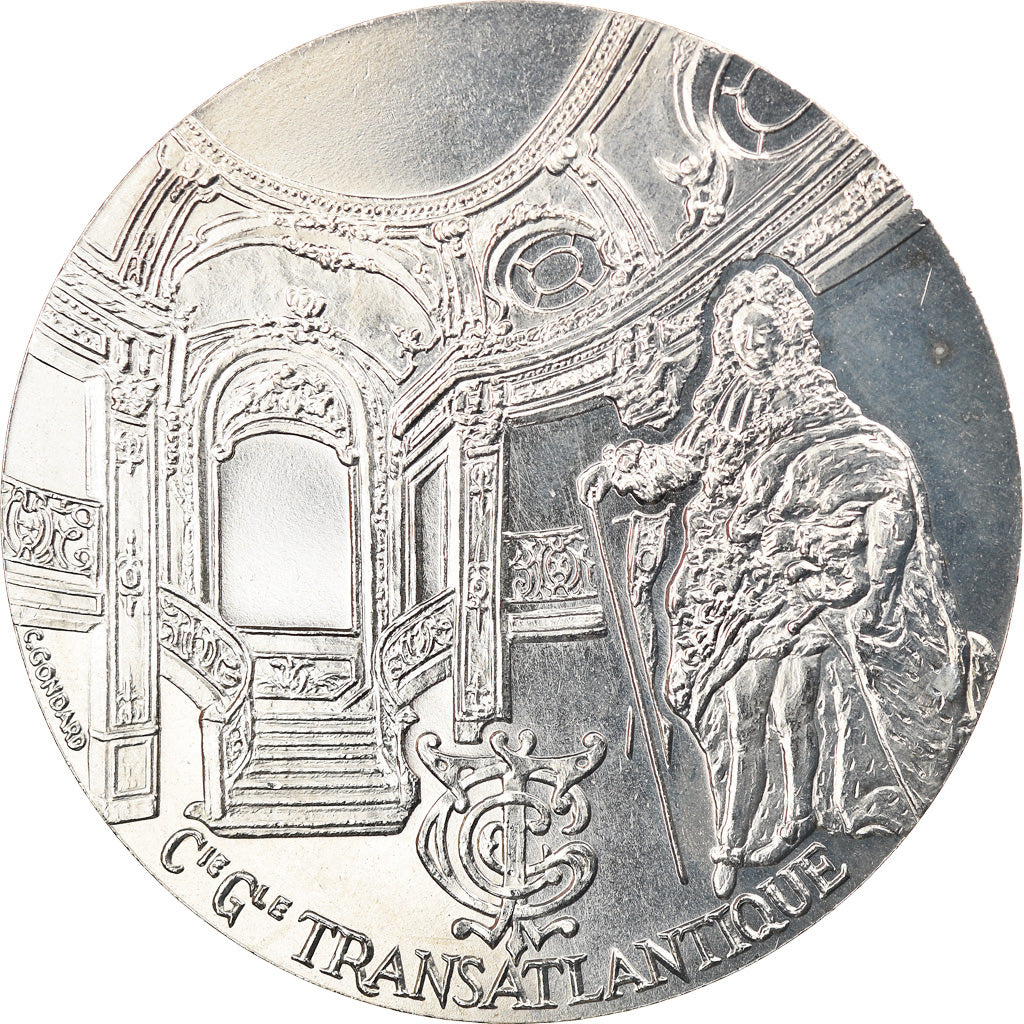 France, Médaille, Les Grands Transatlantiques, France, Shipping, C. Gondard