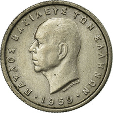Coin, Greece, Paul I, 50 Lepta, 1959, EF(40-45), Copper-nickel, KM:80