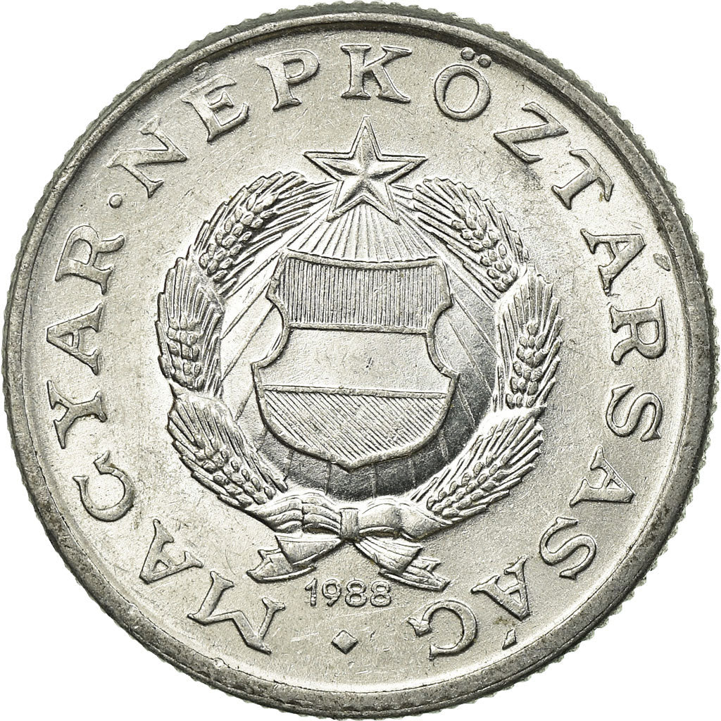 Moneta, Ungheria, Forint, 1988, BB, Alluminio, KM:575
