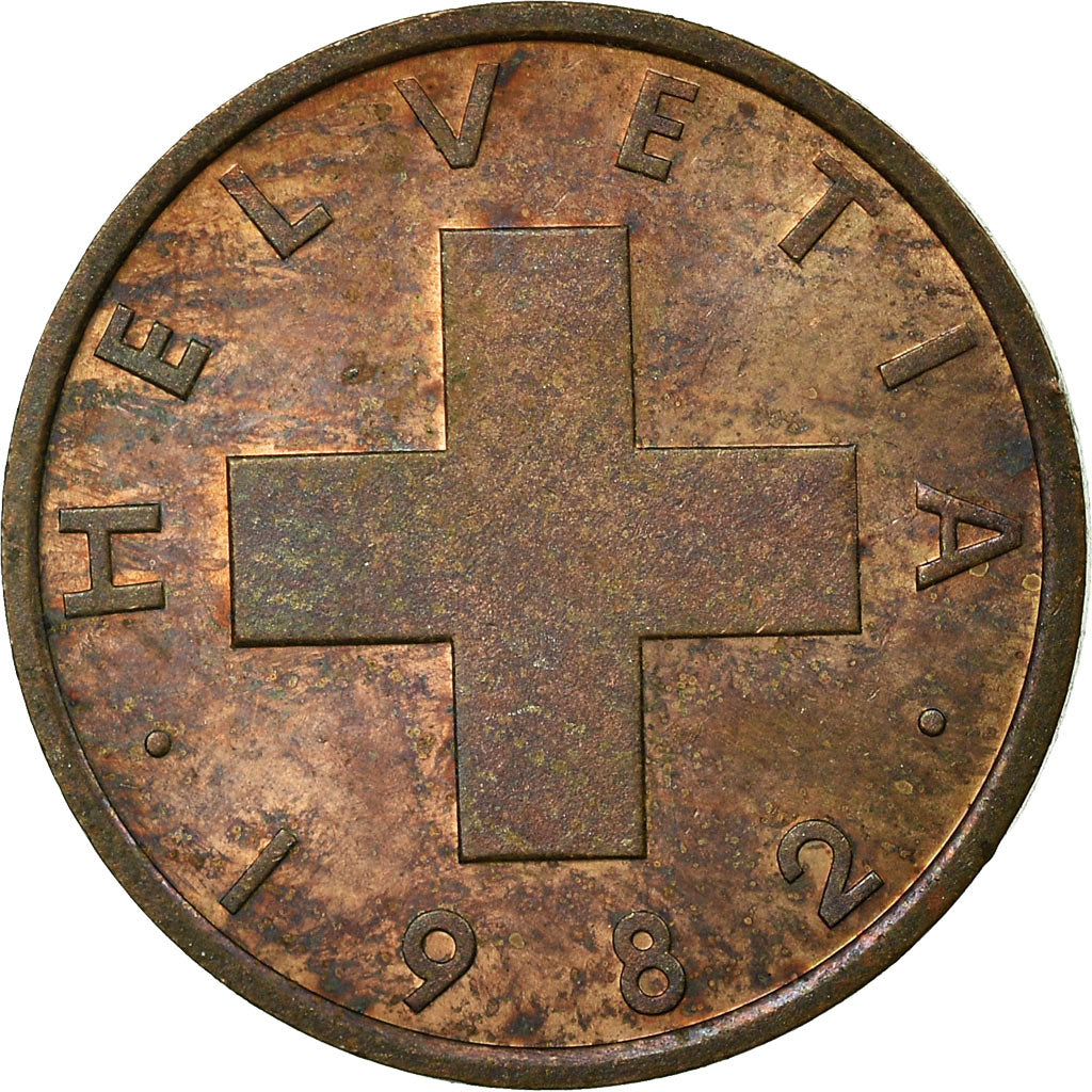 Monnaie, Suisse, Rappen, 1982, Bern, TTB, Bronze, KM:46