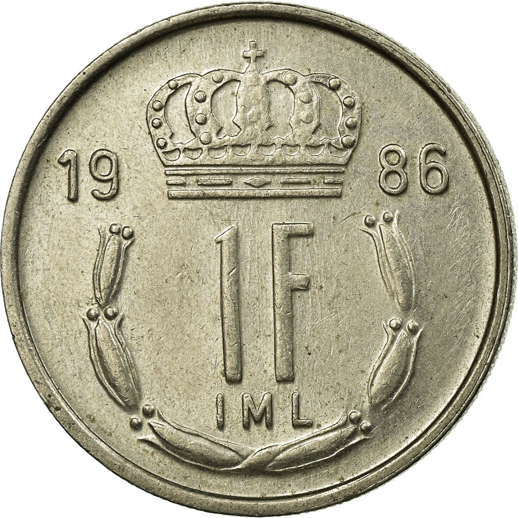 Münze, Luxemburg, Jean, Franc, 1986, SS, Copper-nickel, KM:59