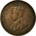 Coin, Jersey, George V, 1/24 Shilling, 1923, EF(40-45), Bronze, KM:13