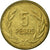 Moneta, Colombia, 5 Pesos, 1989, BB, Alluminio-bronzo, KM:280