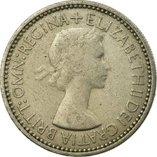 Coin, Great Britain, Elizabeth II, Shilling, 1953, EF(40-45), Copper-nickel
