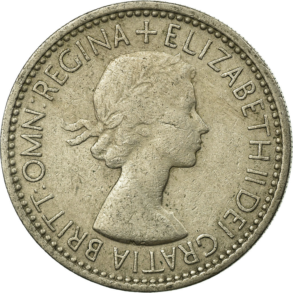 Moneta, Wielka Brytania, Elizabeth II, Shilling, 1953, EF(40-45), Miedź-Nikiel