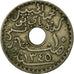 Coin, Tunisia, Muhammad al-Habib Bey, 10 Centimes, 1926, Paris, EF(40-45)