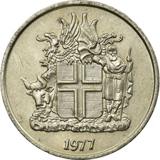 Coin, Iceland, 10 Kronur, 1977, EF(40-45), Copper-nickel, KM:15