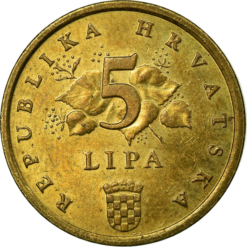 Monnaie, Croatie, 5 Lipa, 1999, TTB, Brass plated steel, KM:5
