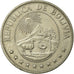 Munten, Bolivia, Peso Boliviano, 1968, ZF, Nickel Clad Steel, KM:192