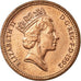Coin, Great Britain, Elizabeth II, Penny, 1992, EF(40-45), Copper Plated Steel