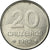 Coin, Brazil, 20 Cruzeiros, 1982, EF(40-45), Stainless Steel, KM:593.1