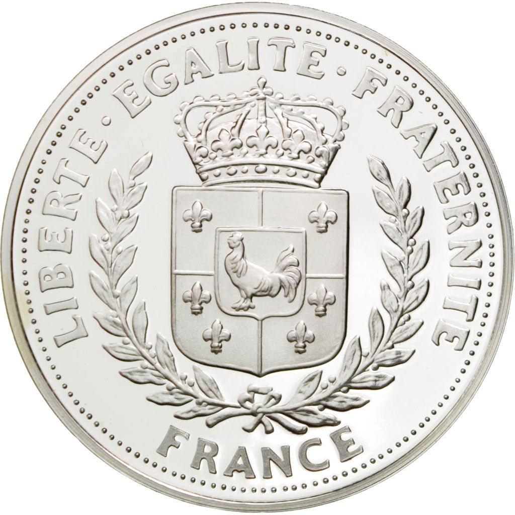 FRANCE, History, The Fifth Republic, Medal, MS(65-70), Silver, 40, 20.00