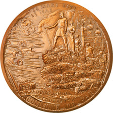 France, Médaille, Centenaire de la Commune de Paris, Victor Hugo, 1975, Corbin