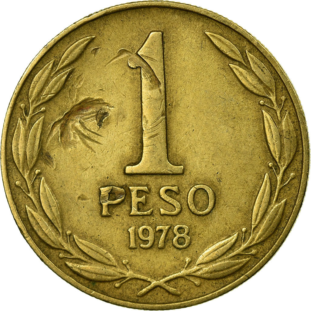 Münze, Chile, Peso, 1978, SS, Aluminum-Bronze, KM:208a