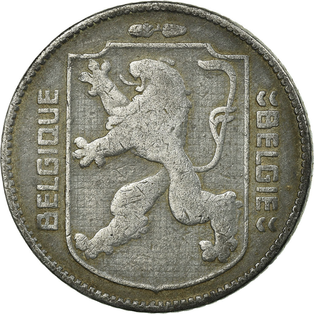 Coin, Belgium, Franc, 1942, EF(40-45), Zinc, KM:127
