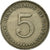 Moneta, Panama, 5 Centesimos, 1966, EF(40-45), Miedź-Nikiel, KM:23.2