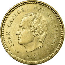 Moneda, España, Juan Carlos I, 100 Pesetas, 2001, Madrid, MBC, Aluminio -