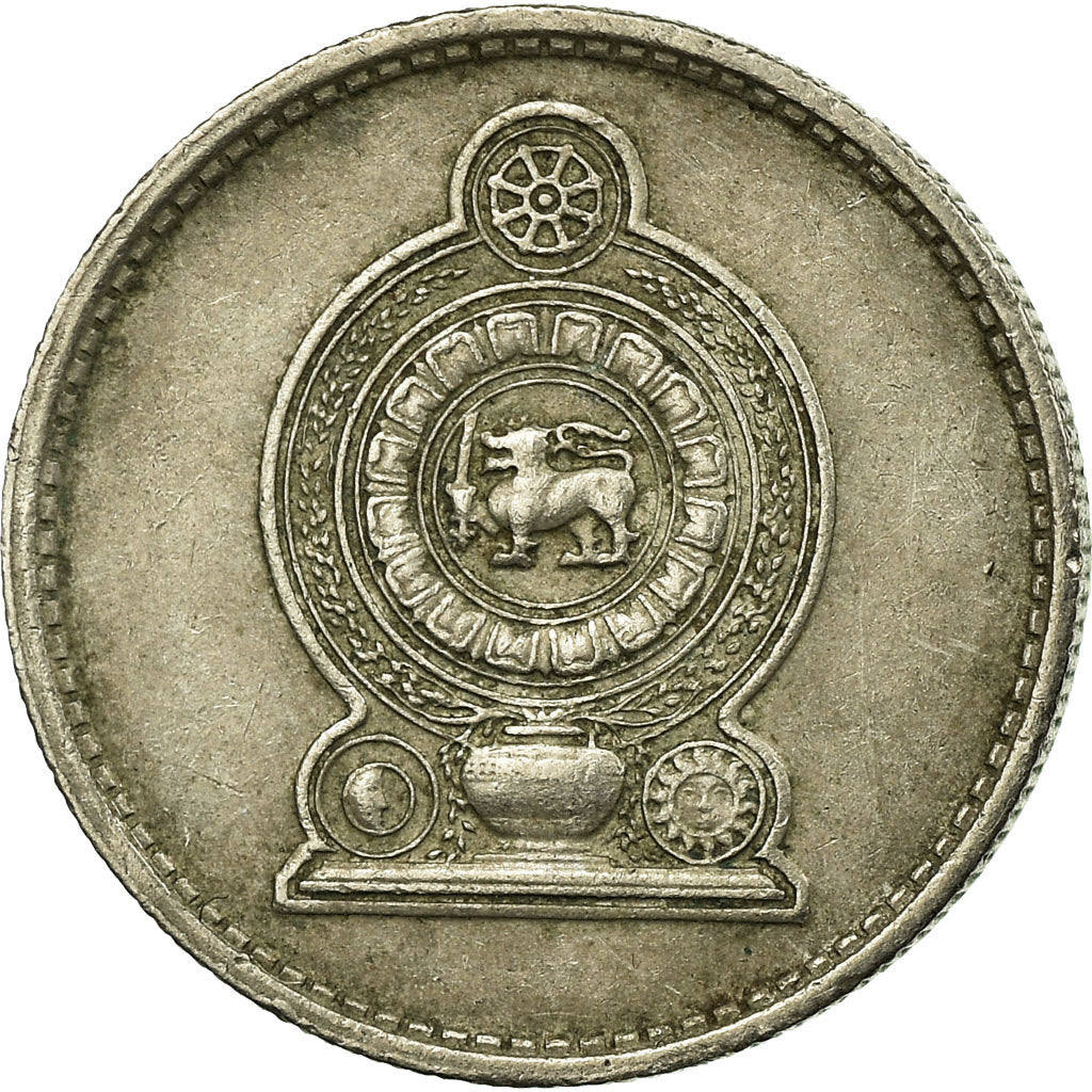 Moneta, Sri Lanka, 25 Cents, 1991, BB, Rame-nichel, KM:141.2