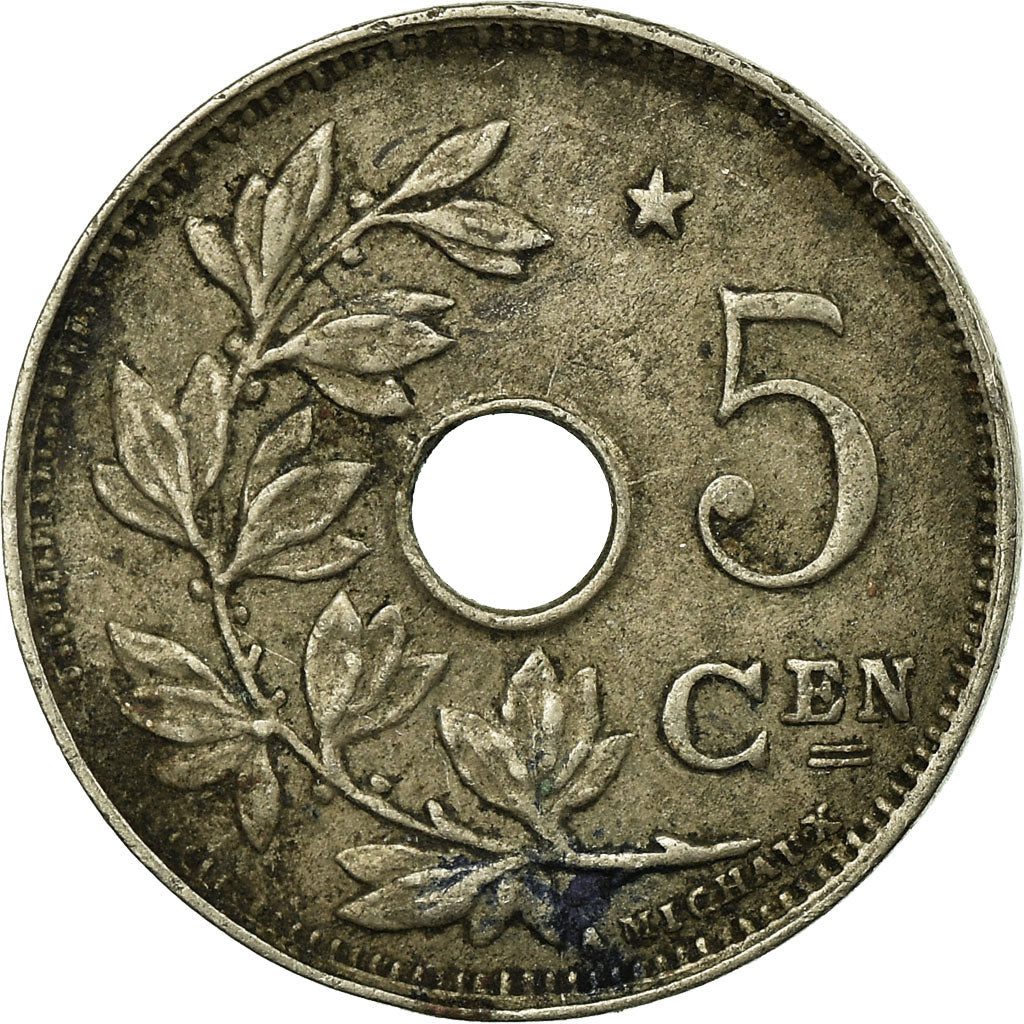 Coin, Belgium, 5 Centimes, 1930, EF(40-45), Nickel-brass, KM:94