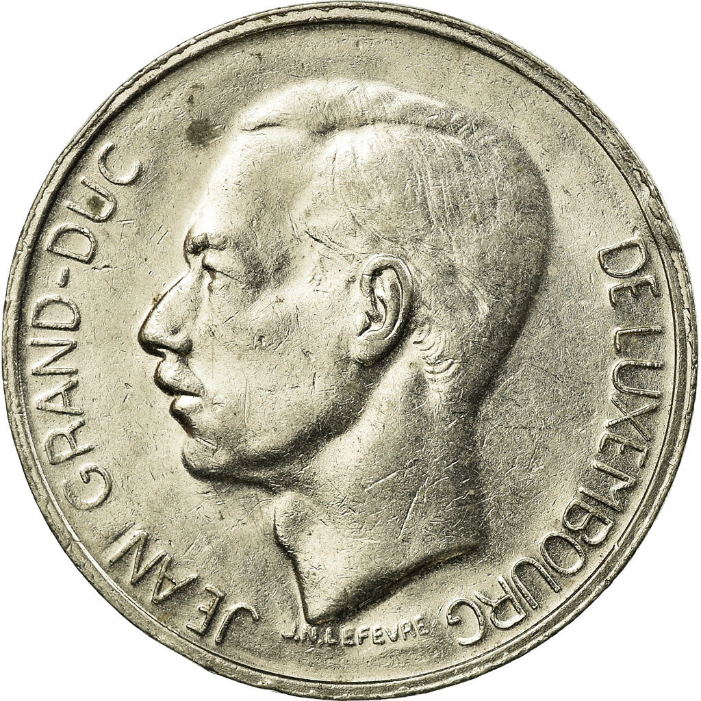 Coin, Luxembourg, Jean, 10 Francs, 1980, EF(40-45), Nickel, KM:57